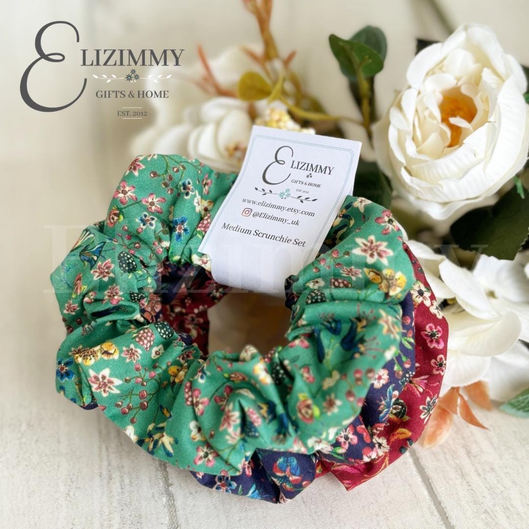 Liberty of London Tana Lawn Donna Leigh Floral Scrunchie Set