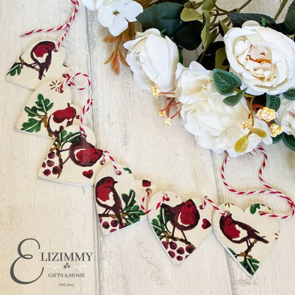 Emma Bridgewater Robins Christmas Mini Bunting