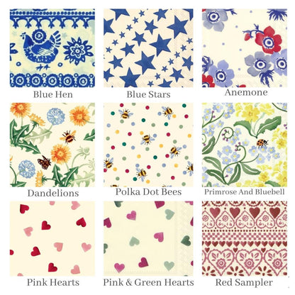 Wooden Bookmarks Decoupaged in Emma Bridgewater Designs. Great Book Lover Bookworm Gift!
