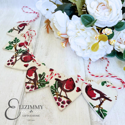 Emma Bridgewater Robins Christmas Mini Bunting