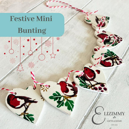 Emma Bridgewater Robins Christmas Mini Bunting