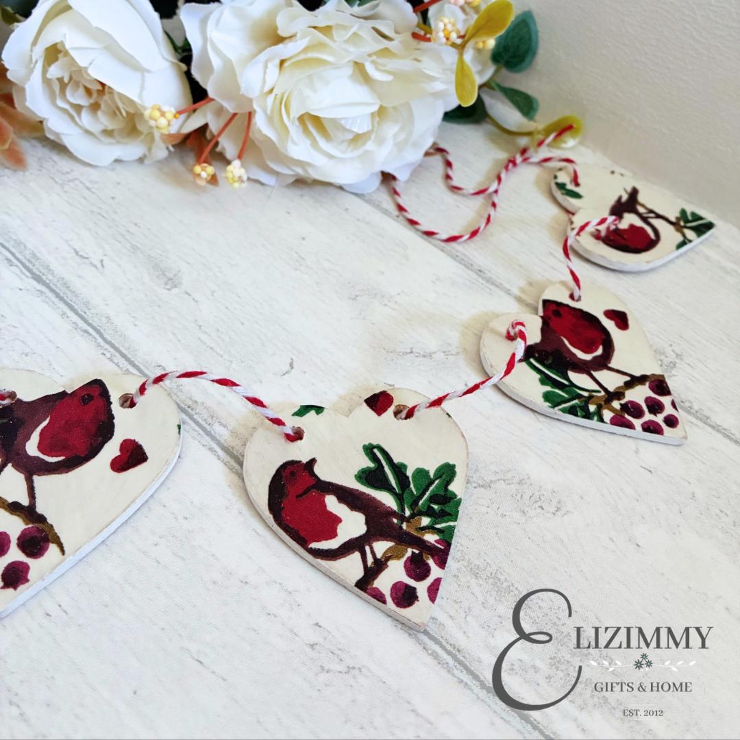Emma Bridgewater Robins Christmas Mini Bunting