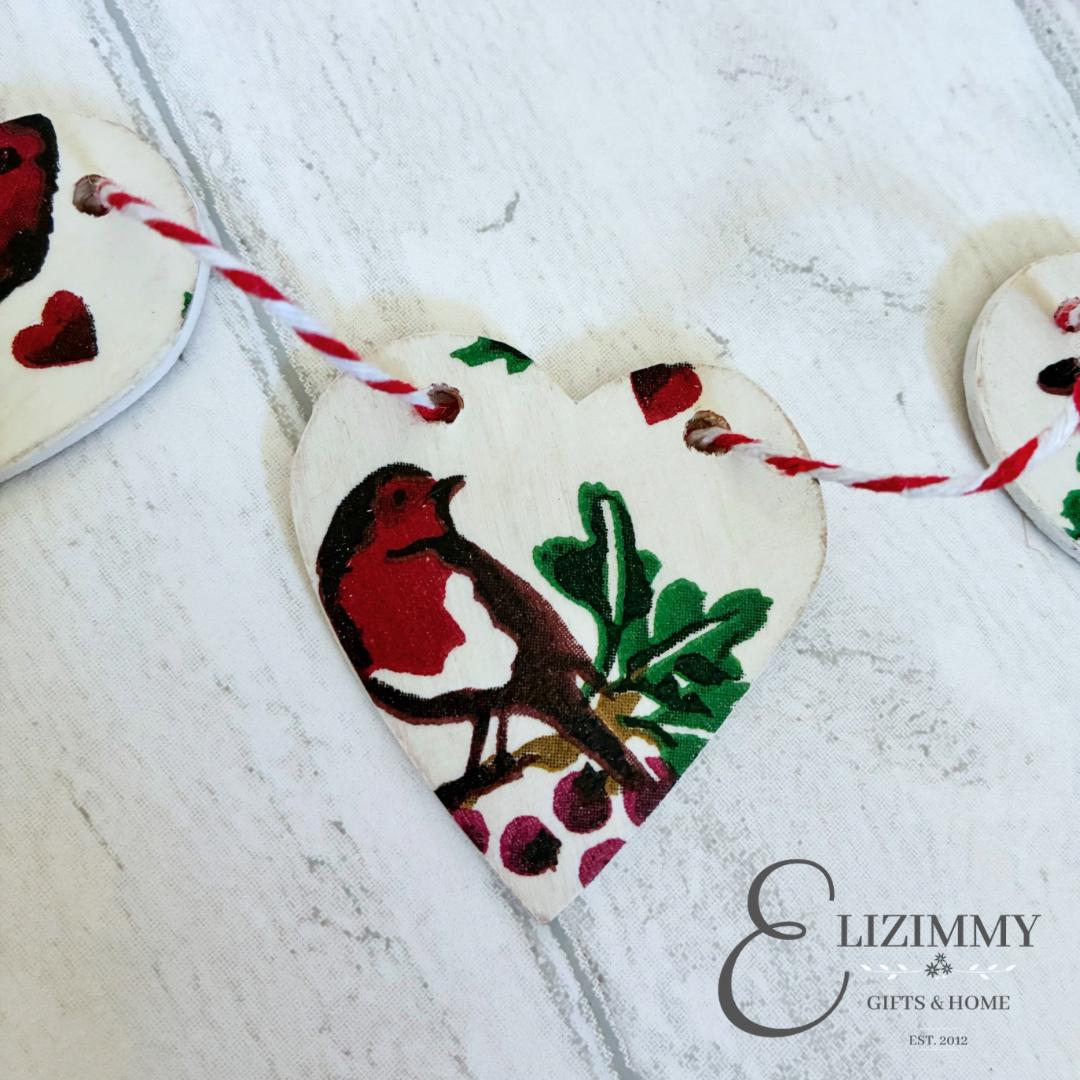 Emma Bridgewater Robins Christmas Mini Bunting