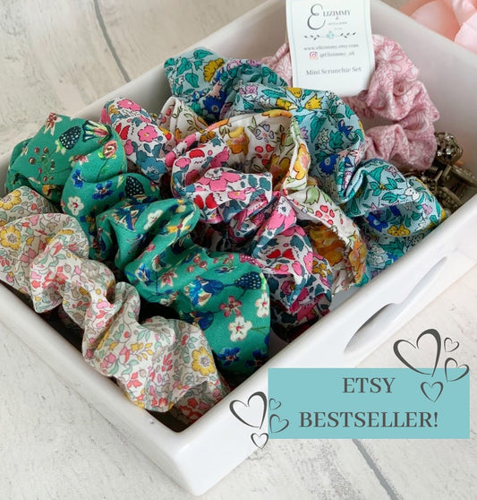 Liberty of London Tana Lawn™ Scrunchies. Available Individually or in Sets. Many Designs