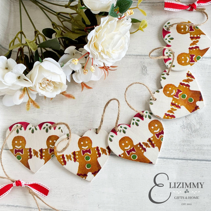 Gingerbread Man Emma Bridgewater Heart Bunting Garland