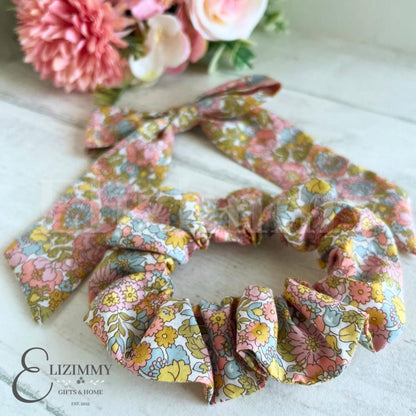 Liberty Hair Bow and Scrunchie Set in Liberty of London Tana Lawn Floral Fabric