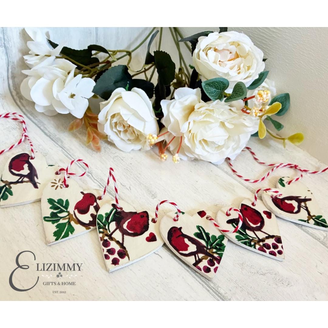 Emma Bridgewater Robins Christmas Mini Bunting