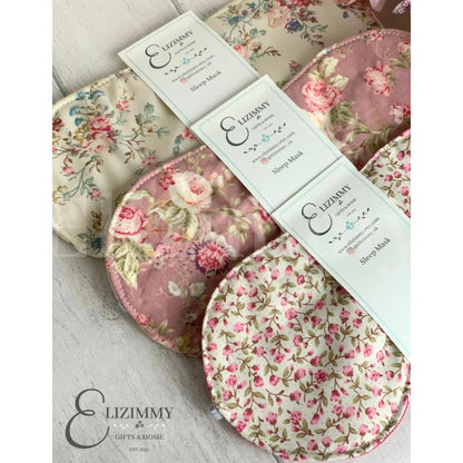 Sleep Mask and Scrunchie Beauty Gift Set in Beautiful Floral Fabrics
