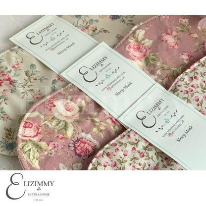 Sleep Mask and Scrunchie Beauty Gift Set in Beautiful Floral Fabrics