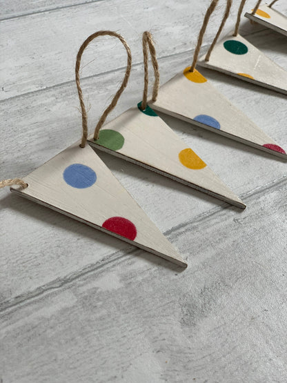 Garden Bunting in Emma Bridgewater Designs. Weather Resistant Outdoor Bunting