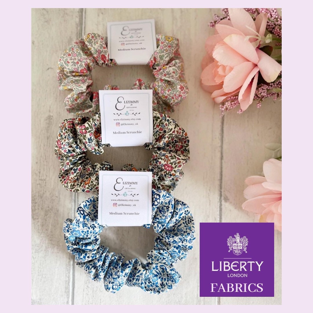 Liberty Tana Lawn Fabric Scrunchie Set in Katie and Millie Design