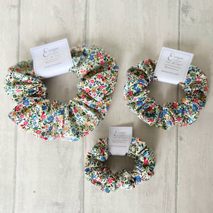 Handmade Ditsy Floral Hair Scrunchies