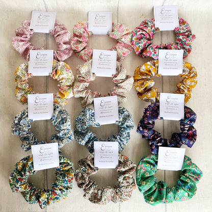 Blue Liberty of London Tana Lawn Scrunchie Sets