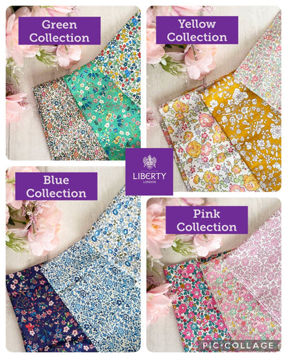 Blue Liberty of London Tana Lawn Scrunchie Sets