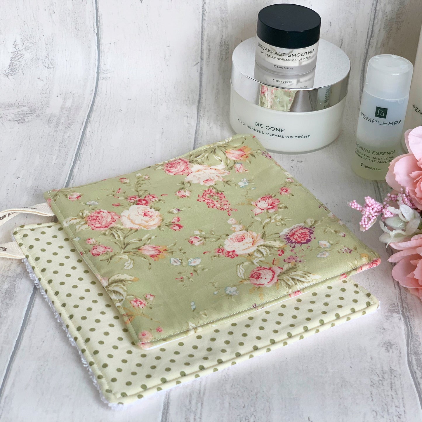 Reusable Face Wipes 100% Cotton Bamboo