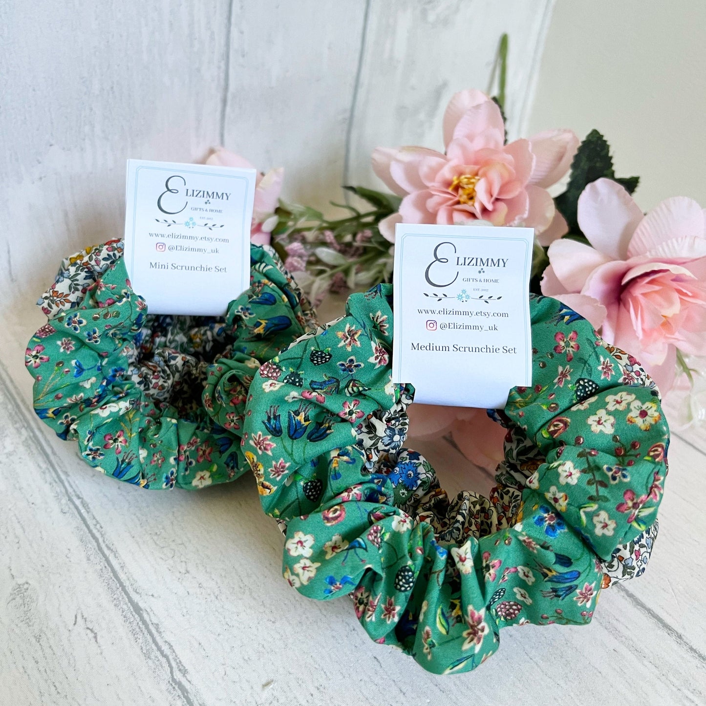 Liberty of London Tana Lawn™ Scrunchies. Available Individually or in Sets. Many Designs
