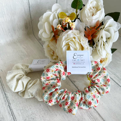 Liberty of London Christmas Festive Scrunchies. Great Stocking Fillers!