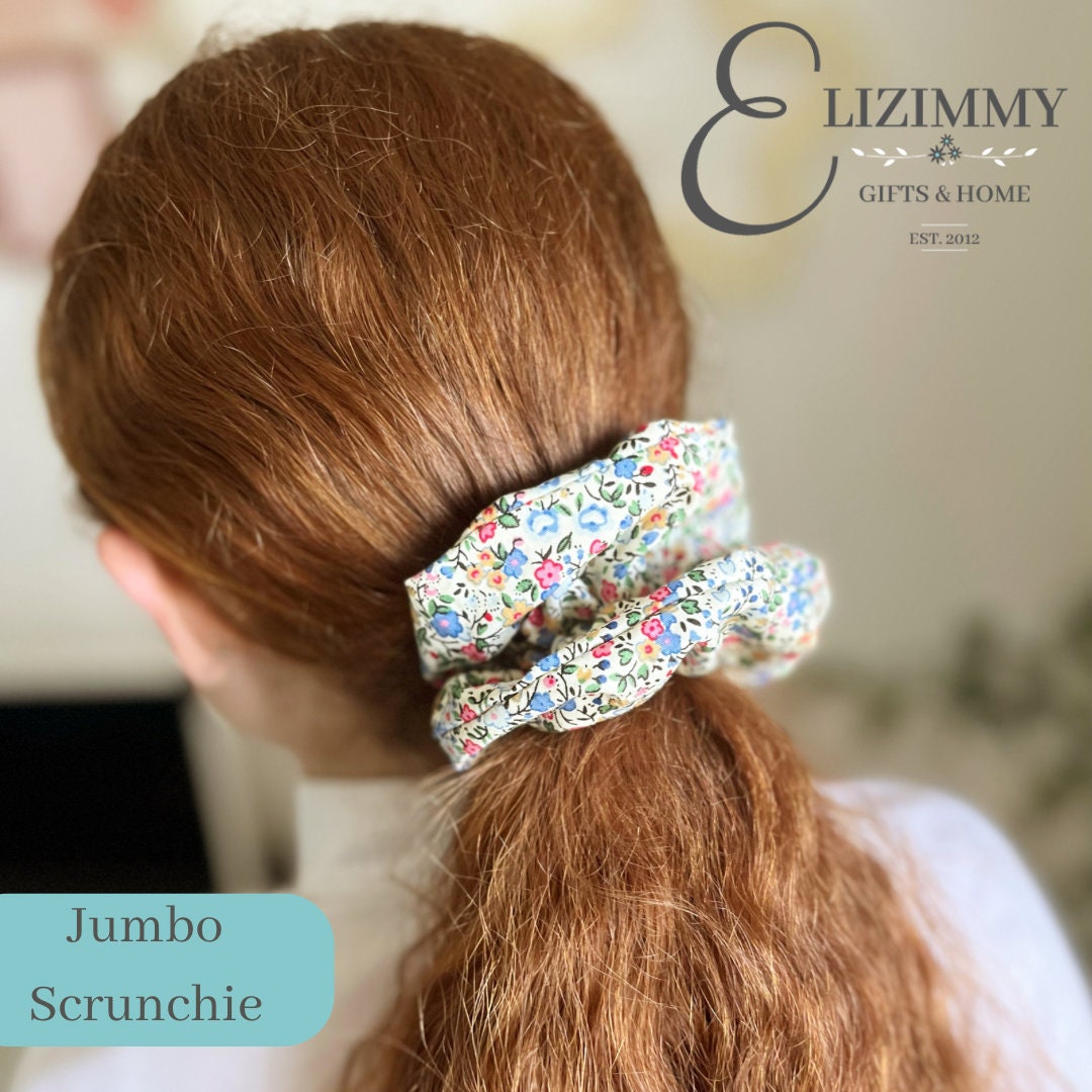 Handmade Ditsy Floral Hair Scrunchies