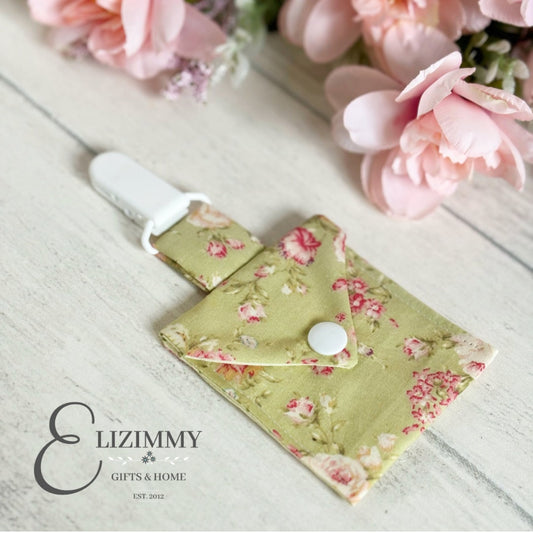 NG Tube Pouch | Feeding Tube Pocket | Tubie Accessories | Dummy Clip on Pouch | Pacifier Pouch | Nasogastric Tube Holder
