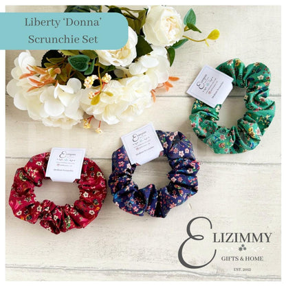 Liberty of London Tana Lawn Donna Leigh Floral Scrunchie Set