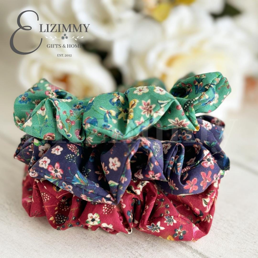 Liberty of London Tana Lawn Donna Leigh Floral Scrunchie Set