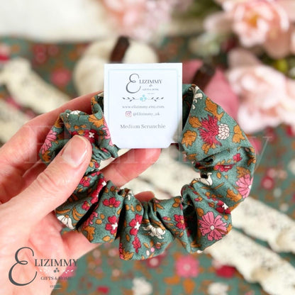 Liberty London Woodland Walk Winter Inspired Floral Hair Scrunchies
