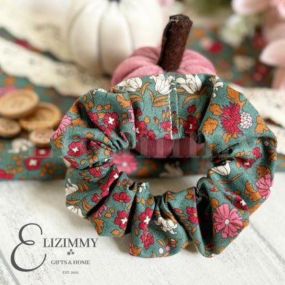 Liberty London Woodland Walk Winter Inspired Floral Hair Scrunchies