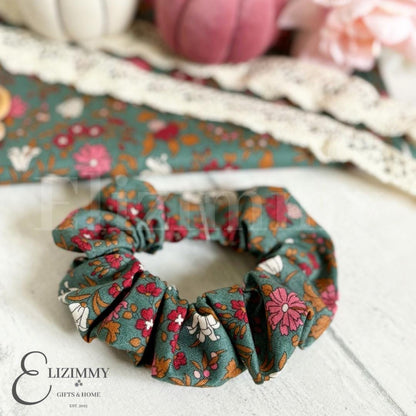 Liberty London Woodland Walk Winter Inspired Floral Hair Scrunchies